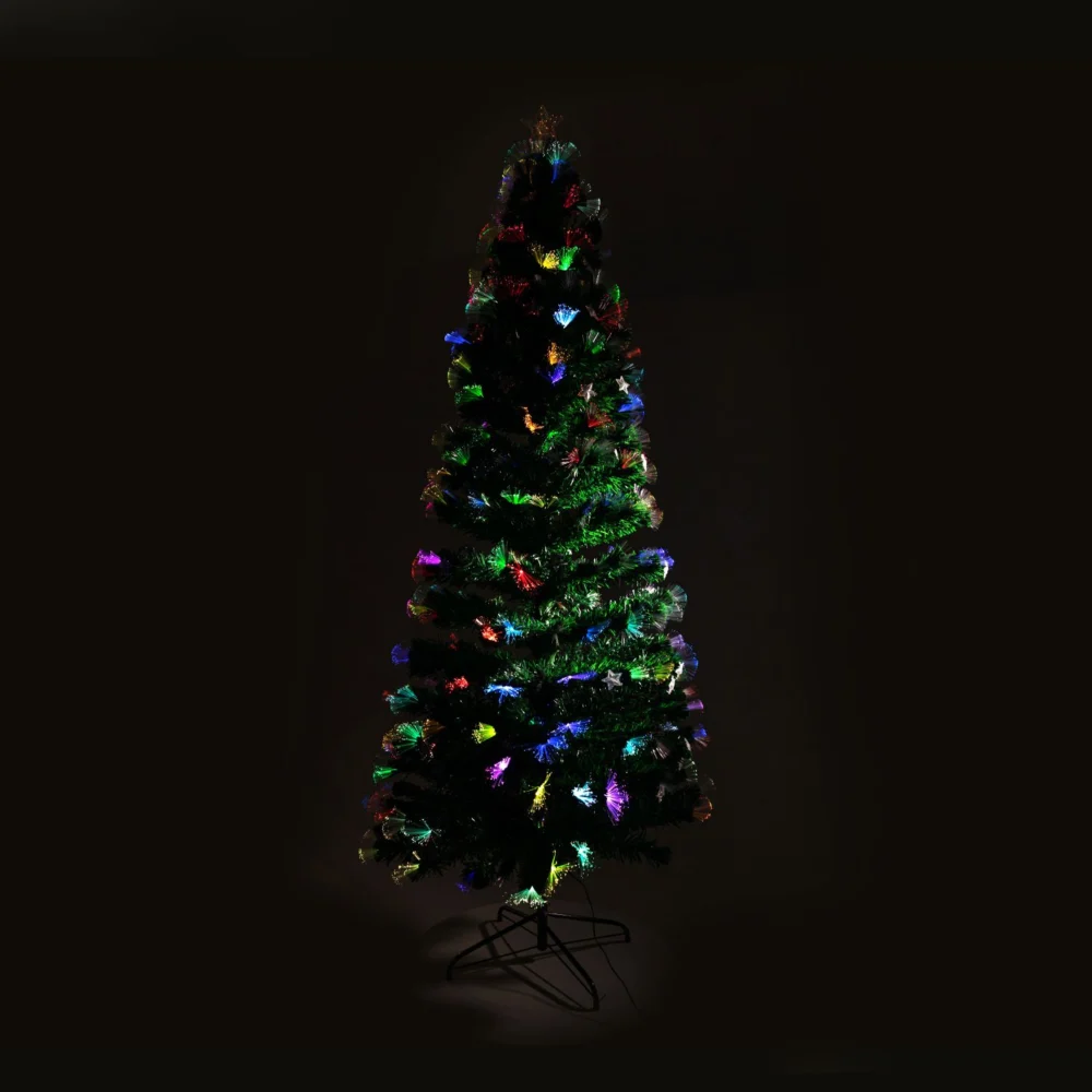 Christabelle 1.5m Pre-Lit Fibre Optic Artificial Christmas Tree w/ Multicolour