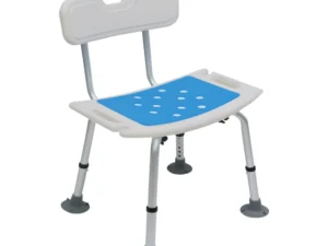 Orthonica Shower Chair w/ Shower Head Holder, Height Adjustable Non-Slip Bath