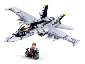 Sluban B0928 Model Kit FA18 Super Hornet Fighter Jet Plane RAAF Military Air