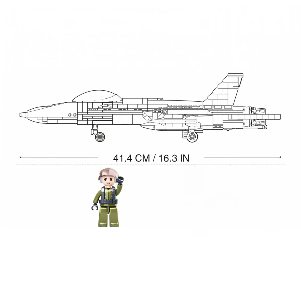 Sluban B0928 Model Kit FA18 Super Hornet Fighter Jet Plane RAAF Military Air