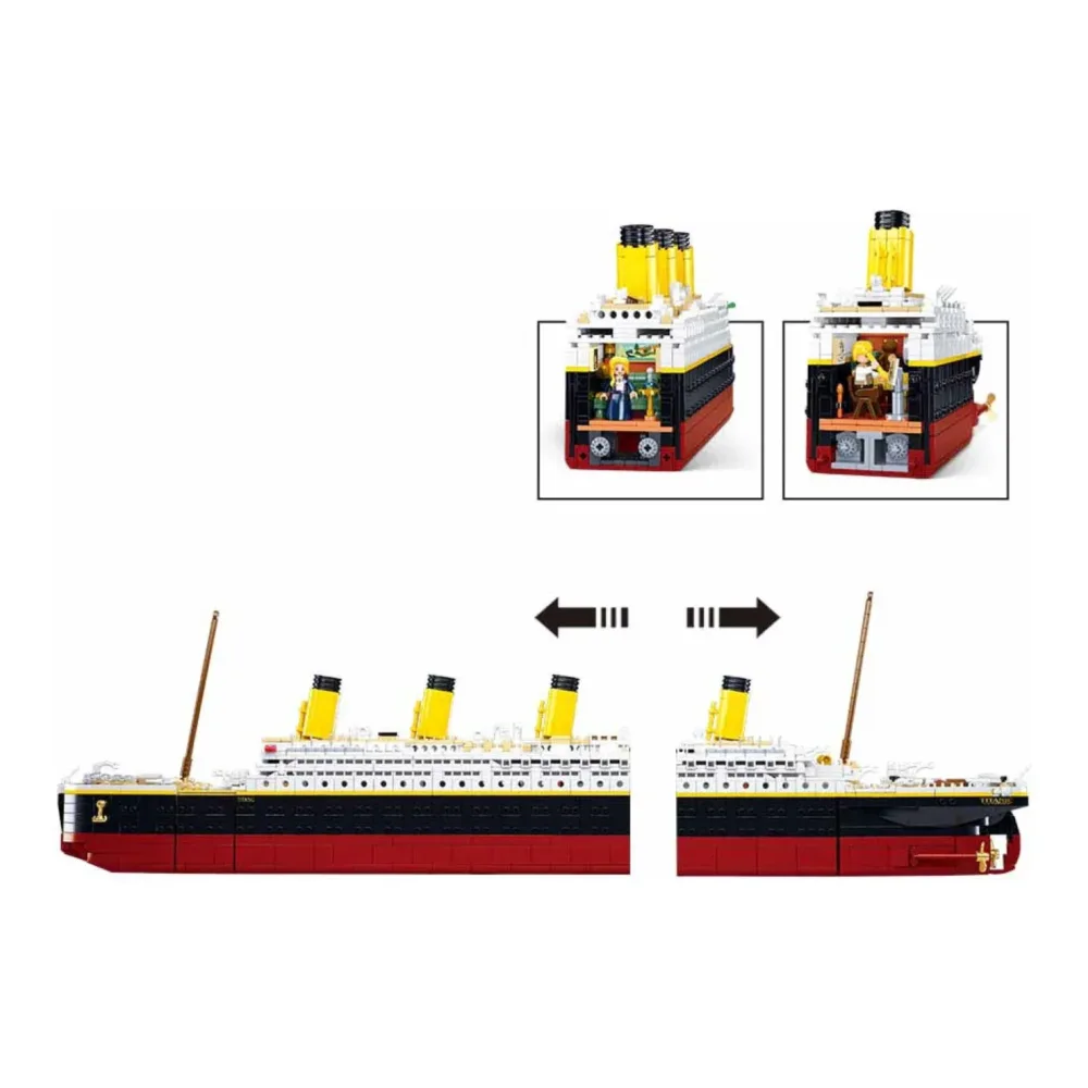 Sluban B1122 Model Kit 1:350 RMS Titanic Ocean Liner Cruise Ship Large Model