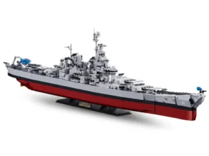 Sluban B1291 Model Kit 1:350 USS Missouri BB63 Mighty Mo Battleship Warship WWII