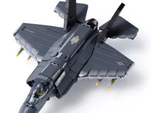 Sluban B1361 Model Kit 1:44 F35 Lightning Stealth Fighter Jet Plane Modern USAF