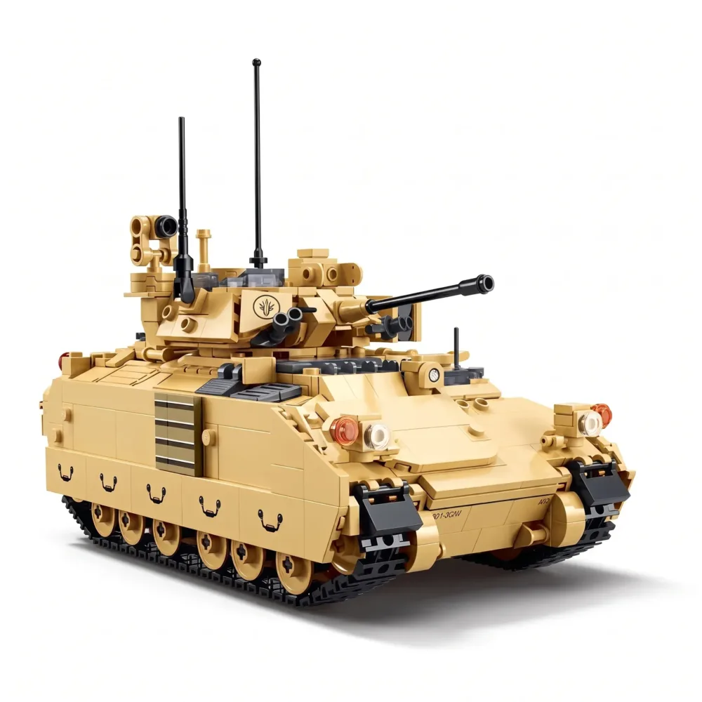 Sluban B1363 Model Kit 1:35 M3A3 Bradley Armored Infantry Vehicle IFV AFV Modern