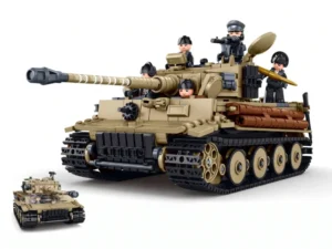 Sluban B1533 Model Kit 1:35 Tiger I Tank German Panzer WWII Army Military