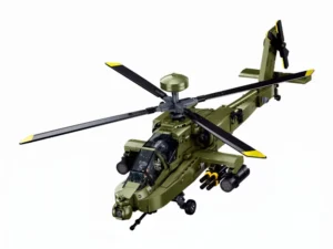 Sluban B1536 Model Kit 1:44 AH-64D Apache Attack Helicopter Chopper Gunship Army