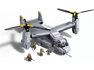 Sluban B1537 Model Kit 1:44 MV-22 Osprey Tiltrotor Helicopter Plane Military Air