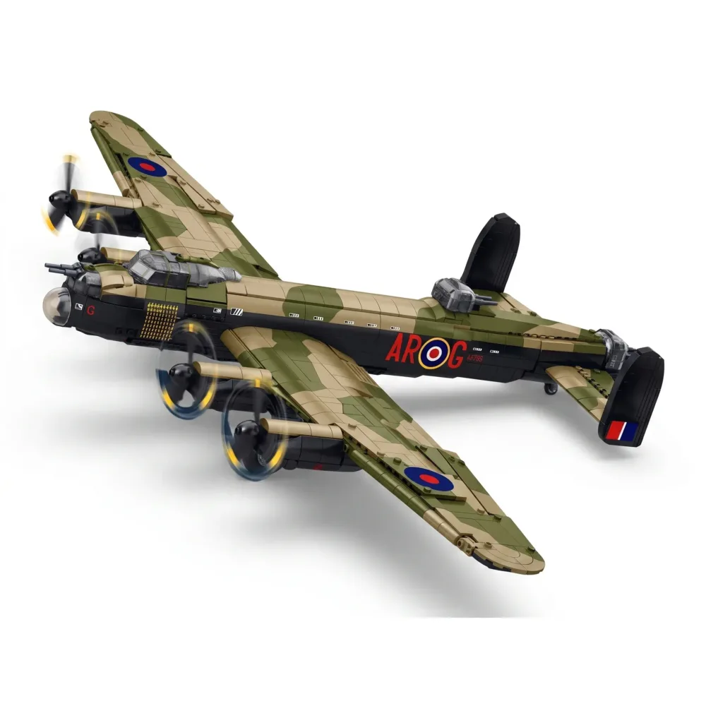 Sluban Model Kit 1:44 Lancaster Bomber G For George Plane WWII RAAF Air Force