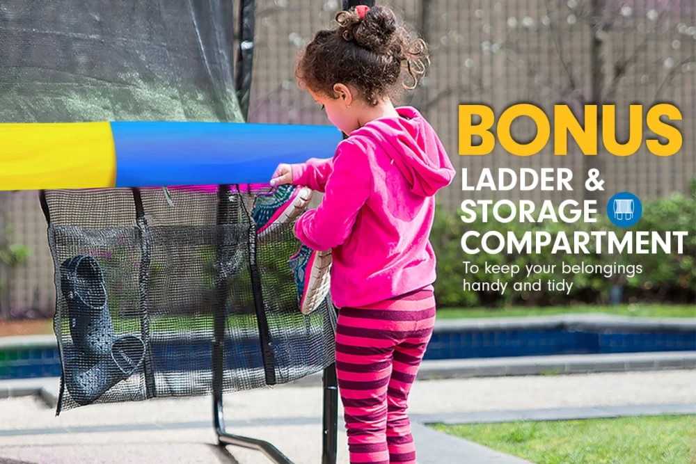 Kahuna 8ft Outdoor Rainbow Trampoline For Kids & Children Suited For Fitness