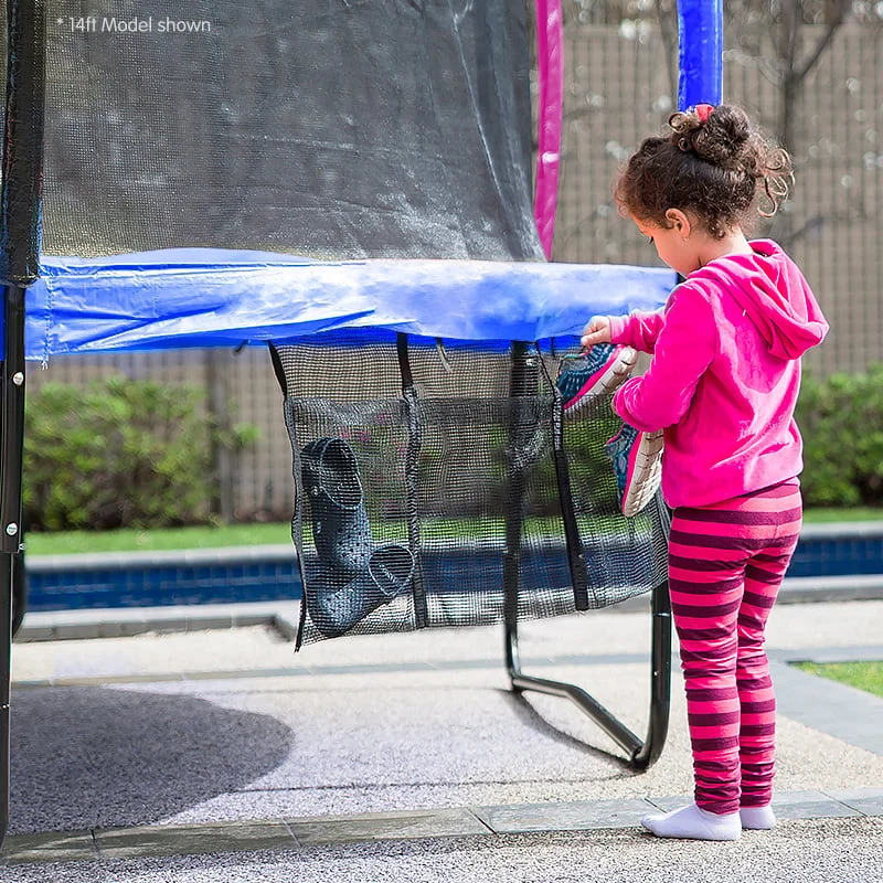 Kahuna 8ft Outdoor Trampoline Kids Children w/ Safety Enclosure Mat Pad Net