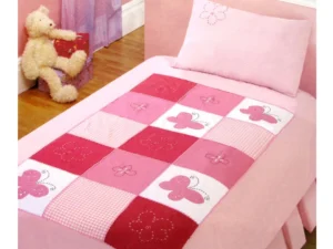 Bindi Butterfly Embroidered Quilt Cover Set Single