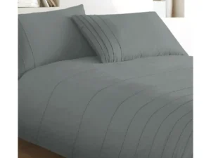 Brooklyn Charcoal Quilt Cover Set King