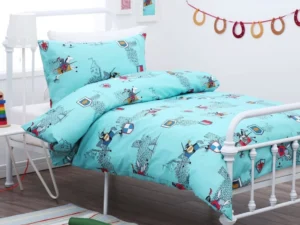 Knight Horse Polyester Cotton Quilt Cover Set Single