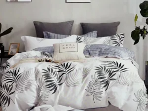Fernwood 100% Cotton Reversible Quilt Cover Set Queen