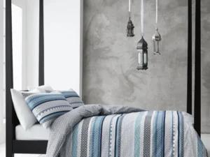 Gabrielle Blue Quilt Cover Set Queen