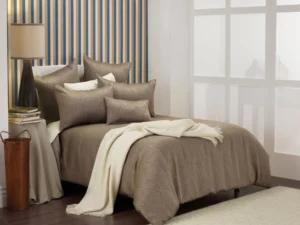 Bianca Hampshire Taupe Quilt Cover Set Queen