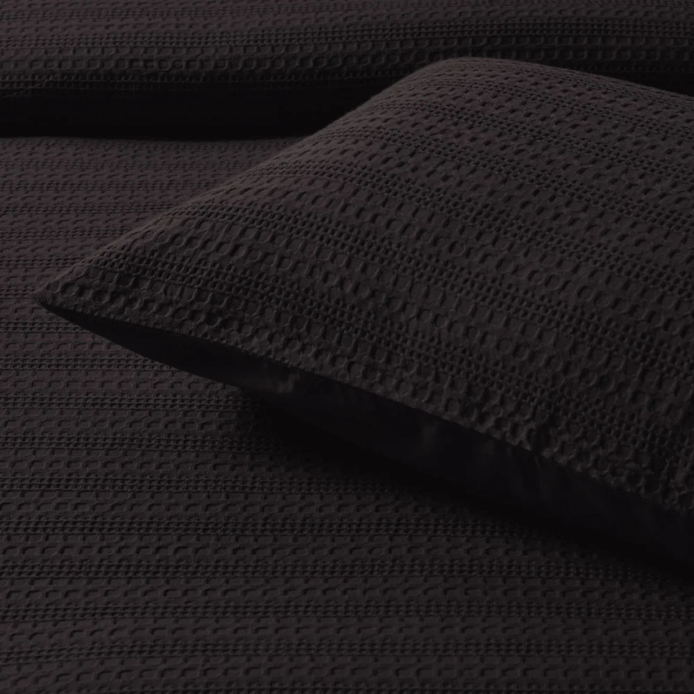 Bianca Kahlani Chocolate Waffle Quilt Cover Set Single