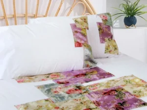 Accessorize Country Rose White Quilt Cover Set Single