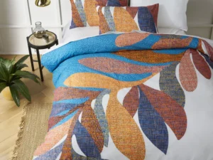 Accessorize Sorrel White Cotton Foliage Quilt Cover Set Single
