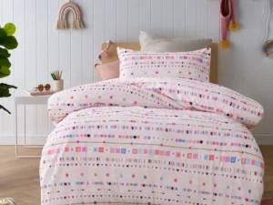 Happy Kids Swifty Washed Quilt Cover Set Single