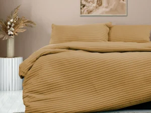 Ardor London Cinnamon Embossed Quilt Cover Set Queen