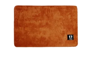 Asha Anti Slip Polyester Bath Mat 50 x 80 cm Pumpkin