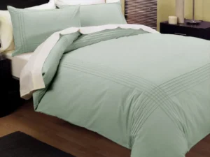 Kingtex Pintuck Quilt Cover Set Melon Single