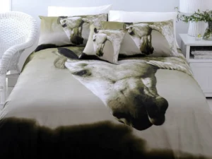 Just Home Dapple Horse Quilt Cover Set KING