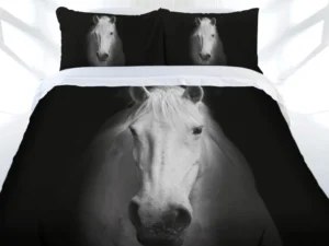 Just Home Midnight Horse Quilt Cover Set Queen