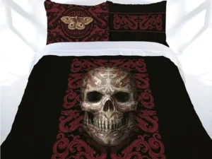 Anne Stokes Oriental Skull Quilt Cover Set Single