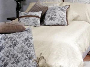 Canterbury Tarlo Cream Quilt Cover Set Queen