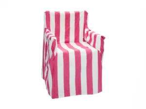 Rans Alfresco 100% Cotton Director Chair Cover - Striped Hot Pink