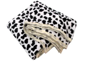 Animal Skin Pattern Soft Flannel Plush Single Size Blanket / Large Throw Rug 150