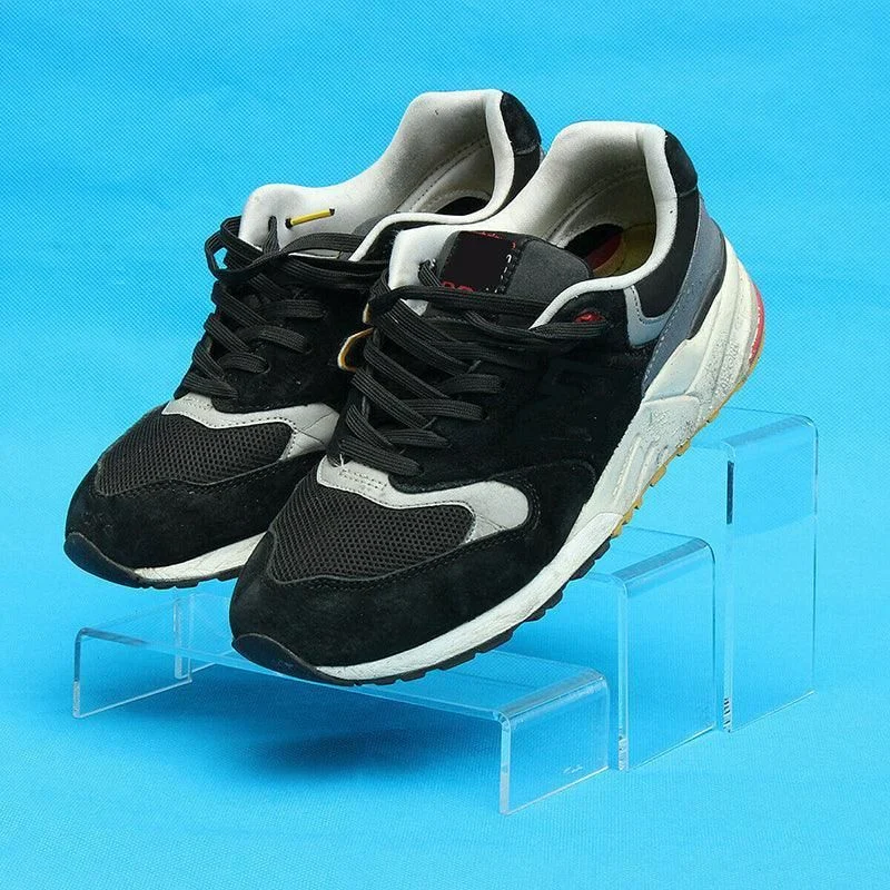 3Pcs Transparent Organiser for Shoes or Cosmetics Clear Acrylic Display Stand
