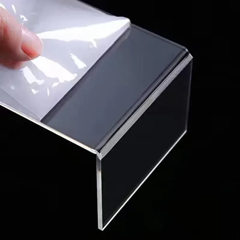 3Pcs Transparent Organiser for Shoes or Cosmetics Clear Acrylic Display Stand