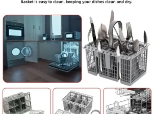 Multifunctional Dishwasher Basket Accessories Fit Hotpoint Indesit Knife & Fork
