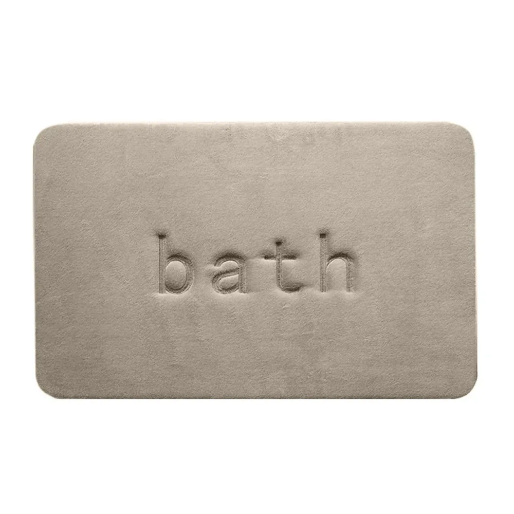 Bathroom Floor Mat Model A Water Absorbent Mat Anti Slip Toilet Carpet Rug Soft