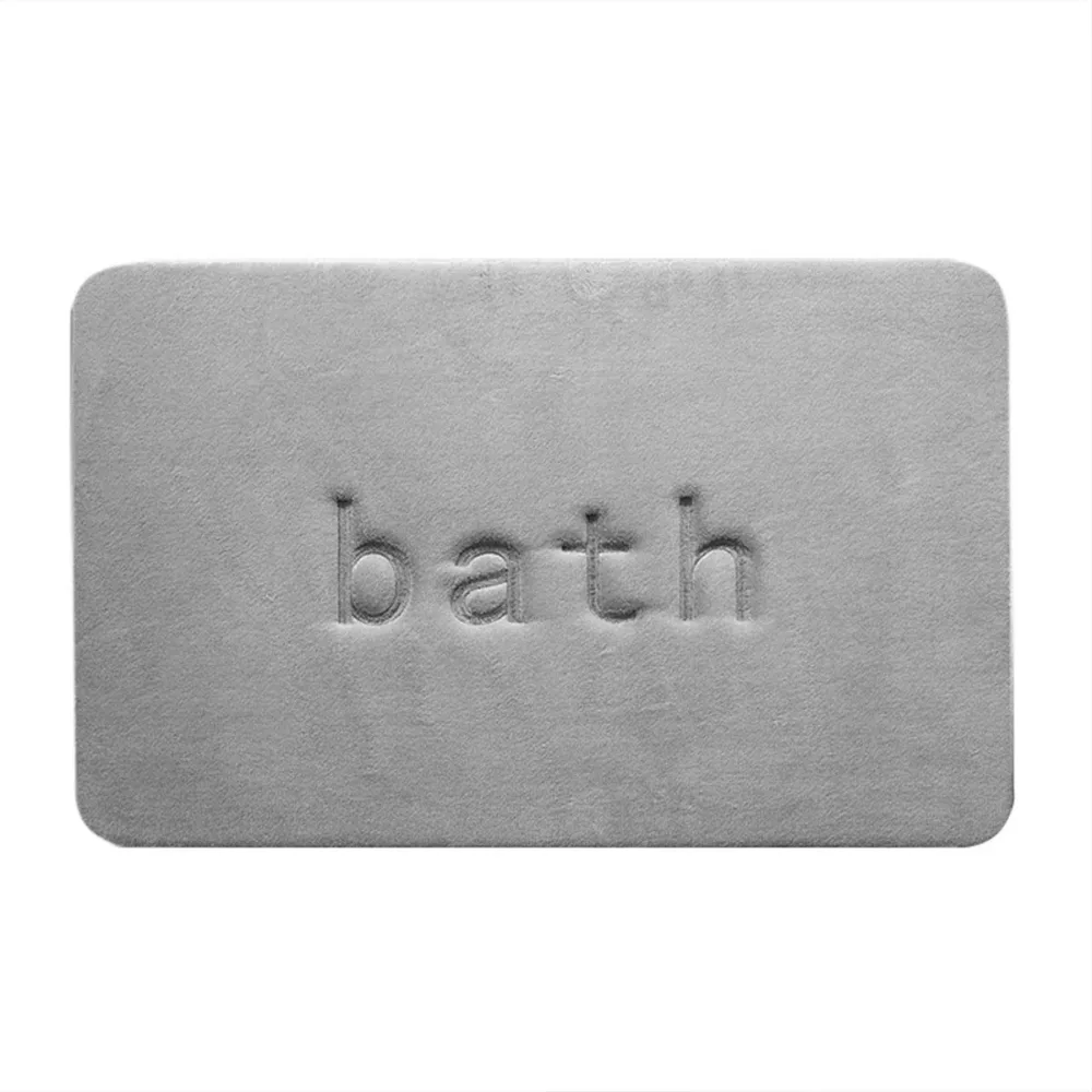 Bathroom Floor Mat Model A Water Absorbent Mat Anti Slip Toilet Carpet Rug Soft