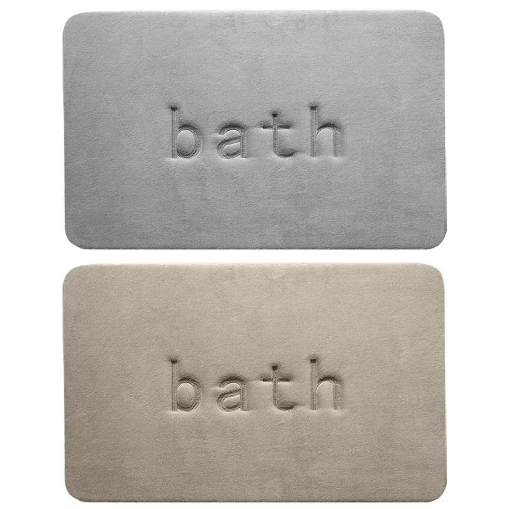 Bathroom Floor Mat Model A Water Absorbent Mat Anti Slip Toilet Carpet Rug Soft