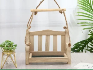 Outdoor Hanging Wooden Bird Feeder Garden Wild Bird Feeding Station House