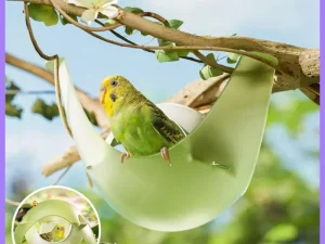 Birdhouse Summer Tiny House Hammock for Birds Outdoor Nesting Shelter for Pets