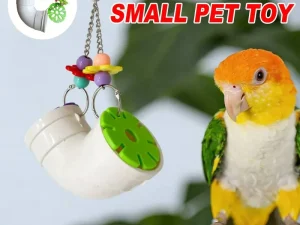 Parrot Foraging Chew Toy Interactive Puzzle Cage Bird Beak Stimulation Acrylic
