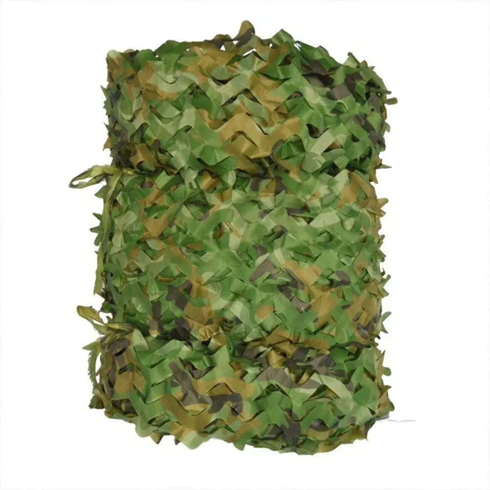 Outdoor Camouflage Mesh Sunscreen Shade Heat Insulation Leaf Decorative Fabrics