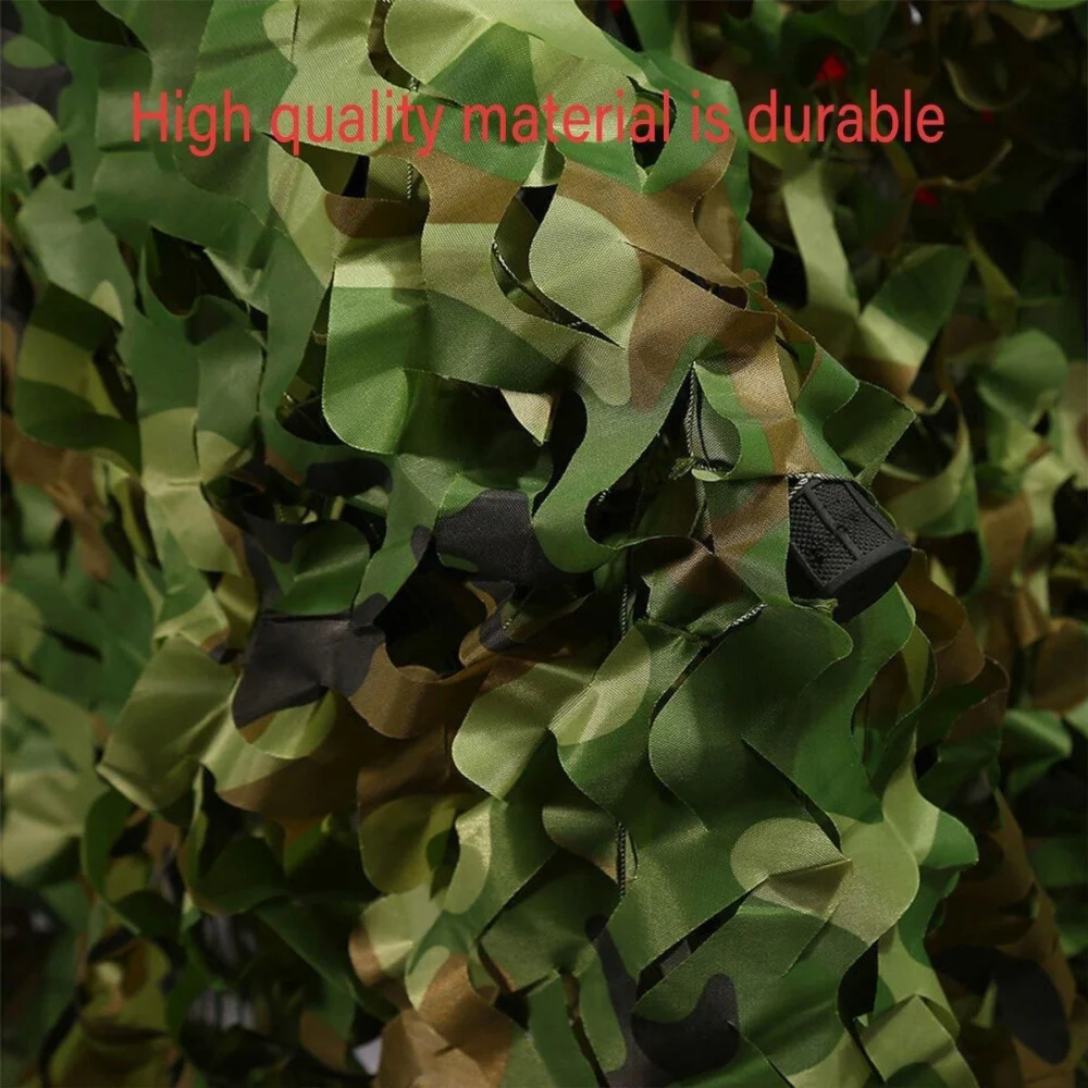 Outdoor Camouflage Mesh Sunscreen Shade Heat Insulation Leaf Decorative Fabrics