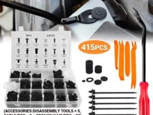 415PCS Car Buckle Set for Auto Body Trim Bumper Fender Repair