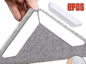 8Pcs Reusable Non-Slip Rug Grippers Carpet Pads for Floor Grip and Stability