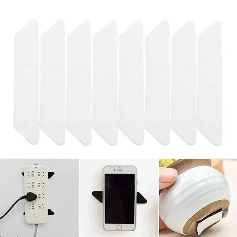 8Pcs Reusable Non-Slip Rug Grippers Carpet Pads for Floor Grip and Stability