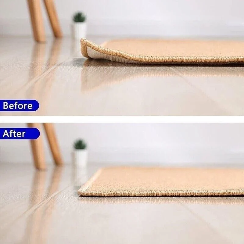 8Pcs Reusable Non-Slip Rug Grippers Carpet Pads for Floor Grip and Stability