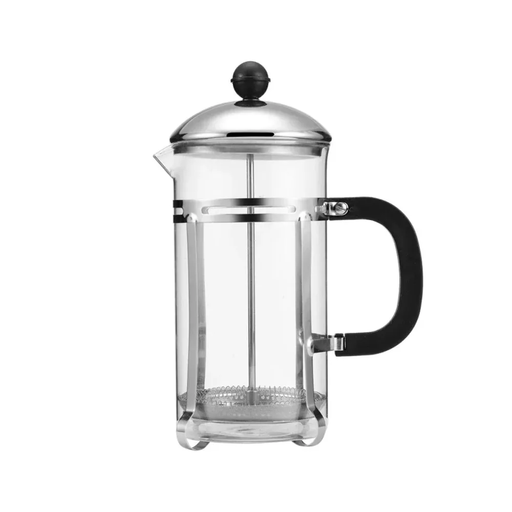 350ml 600ml Stainless Steel Glass French Press Coffee Tea Maker for Home Office