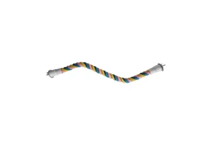 U Shaped Parrot Cotton Rope Climbing Toy Perch Stand for Bird Cage - 60cm